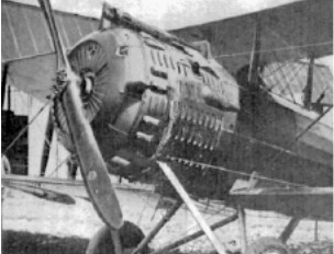 Avión con motor Salmson 250