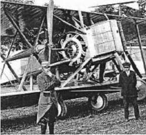 Curious installation of some Salmson engines