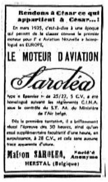 Saroléa ad