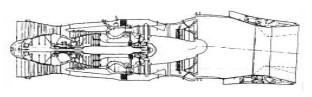 Saturn AL-31F, dibujo