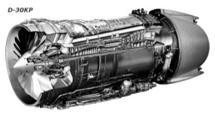 D-30KP engine cutaway