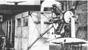 Instalación de un motor Siemens en una celula de avión