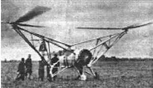 Fw-61with the Sh 14 engine