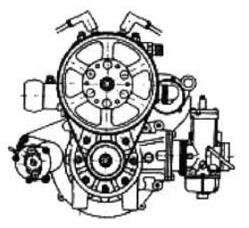 Simonini Victor I, front view drawing