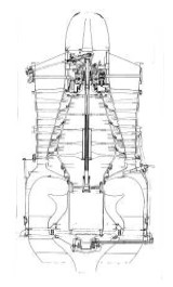 Snecma M36, cross-section