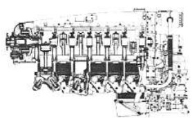 Longitudinal cross-section of the Snecma 12S