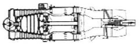 Atar 101B-2, sección