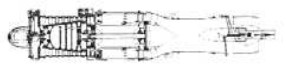 Atar 101C, cross-section