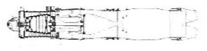 Atar 101D with afterburner, cross-section