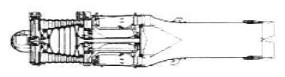 Atar 101D-1, cross-section