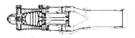 Atar 101D-3, cross-section