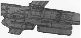 Cross-section of the valveless Ecrevisse type ramjet