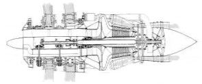 Snecma TA-1000, sección