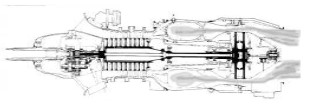 Snecma TB-1000 cross-section