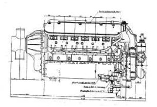 Sterna with reduction gear