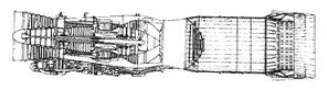 Soloviev D-30F6, cross-section