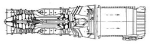 Soyuz R-11 with afterburner, cross-section