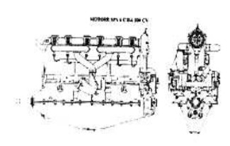 SPA, 6C DA, two drawings