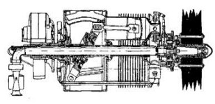 Section of another engine of the Statax formula