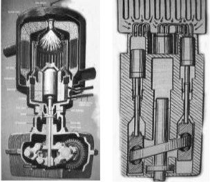 Dos mecanismos Stirling