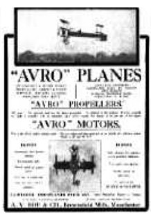Aviones, hélices y motores de Avro
