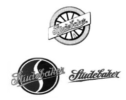 Three-period Studebaker logos