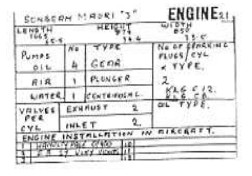 Results of a bench test of the Maori III, sheet 1