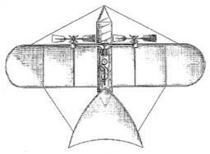 Tatin, top-view drawing