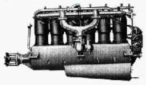 Teller Panhard 6-cylinder in-line engine