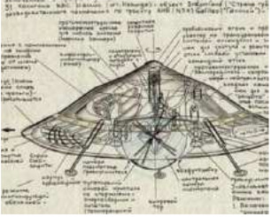 The idea of ​​the flying saucer being realized