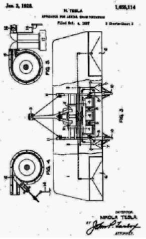 Tesla's Patent Drawing, 6