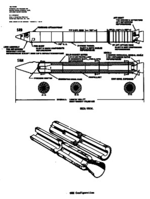 SRB and SRM Solid-fuel Engines, drawings