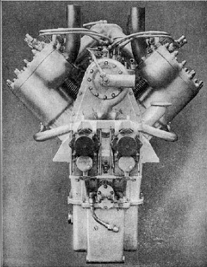 Motor Thomas-Morse, vista posterior