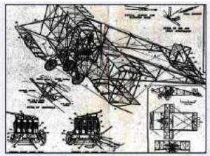 Plano don dibujo del avion de Duigan