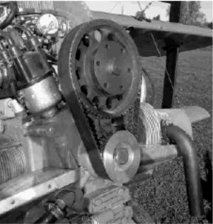 View of the Torque Master engine gearbox