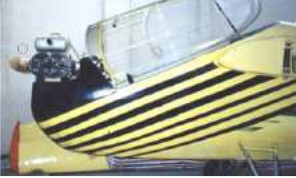 Motor con base Trabant 601 en el Mucha-100