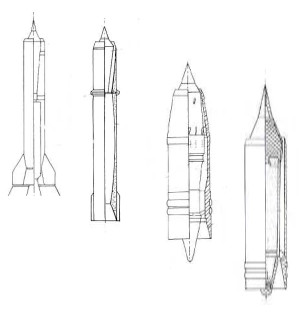 The Trommsdorf A4, B2, E4, and C3 ramjets