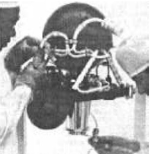Technicians with the mid-course Mariner