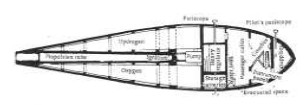 Diagram of a Tsiolkovsky rocket engine, 1927