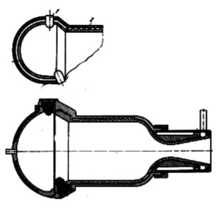 Diagram of a Tsiolkovsky rocket engine, early period, Fig. 2