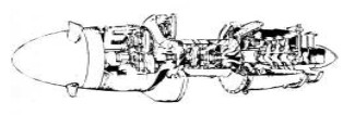 Turbomeca Astazou II, seccionado