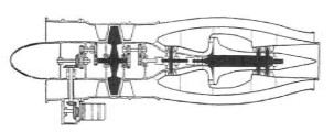 Turbomeca Aubisque, dibujo