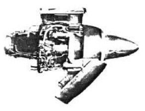 Turbomeca Bastan con capotaje abierto