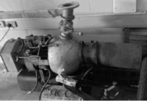 Turbomeca Palouste con su salida de aire comprimido