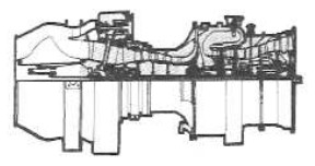 Turbomeca RTM.322 turboeje, dibujo