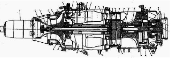 TS-21 version with four injectors and cannular chamber