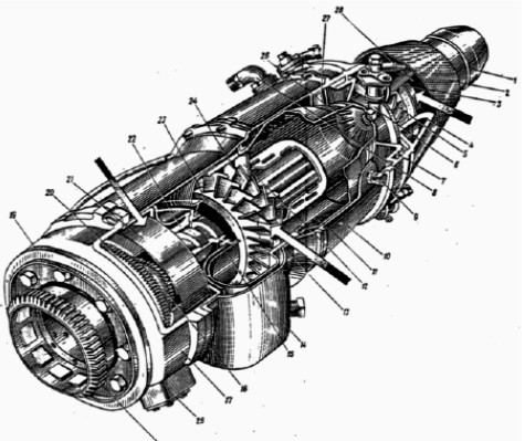 TS-21 version with one injector and annular chamber