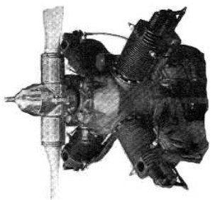 Motor Universal de cuatro cilindros en X