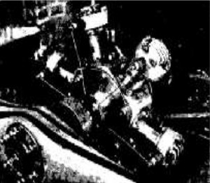 The Utermöhle engine with its propeller