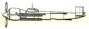 White U-120D aircraft, drawing